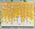The 3D canvas showcases elegant, hand-painted golden leaf veins.
